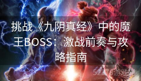 挑战《九阴真经》中的魔王BOSS：激战前奏与攻略指南