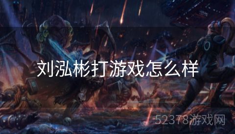 刘泓彬打游戏怎么样