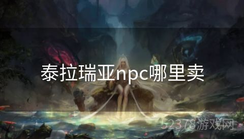 泰拉瑞亚npc哪里卖