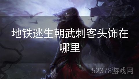 地铁逃生朝武刺客头饰在哪里