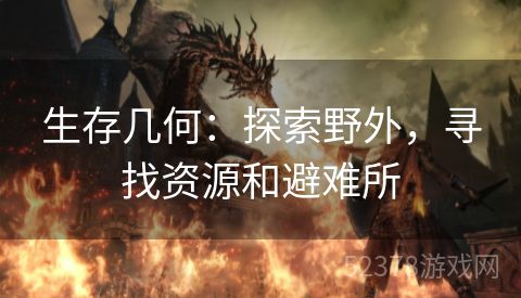 生存几何：探索野外，寻找资源和避难所