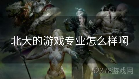 北大的游戏专业怎么样啊