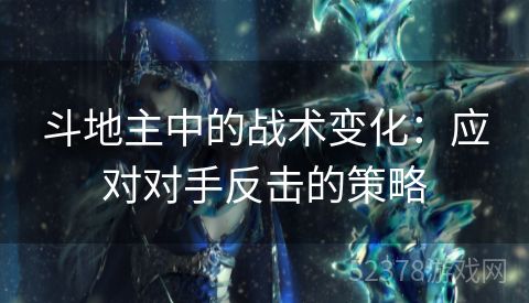 斗地主中的战术变化：应对对手反击的策略