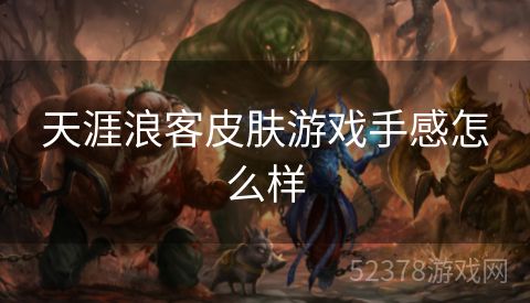 天涯浪客皮肤游戏手感怎么样