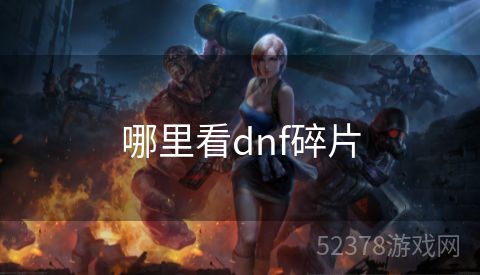 哪里看dnf碎片