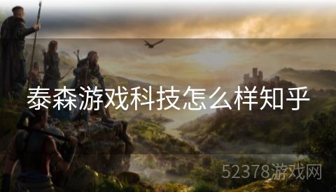 泰森游戏科技怎么样知乎