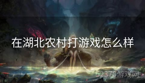 在湖北农村打游戏怎么样