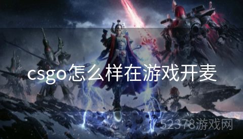 csgo怎么样在游戏开麦