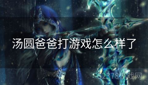 汤圆爸爸打游戏怎么样了