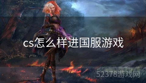 cs怎么样进国服游戏