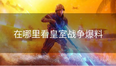 在哪里看皇室战争爆料