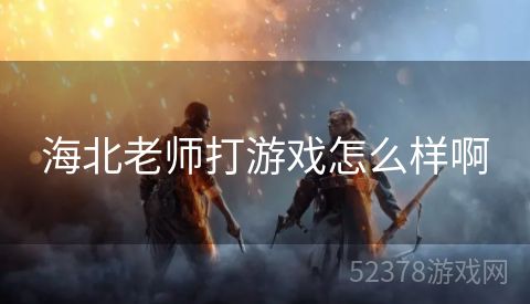 海北老师打游戏怎么样啊