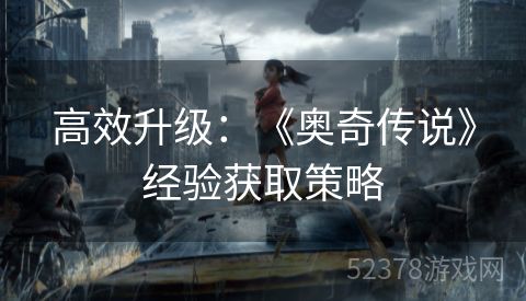 高效升级：《奥奇传说》经验获取策略