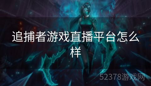 追捕者游戏直播平台怎么样