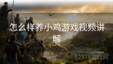 怎么样养小鸡游戏视频讲解