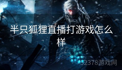 半只狐狸直播打游戏怎么样