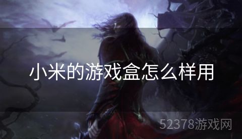 小米的游戏盒怎么样用