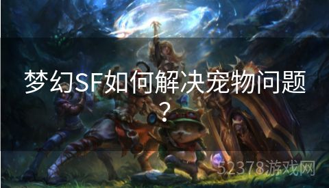 梦幻SF如何解决宠物问题？