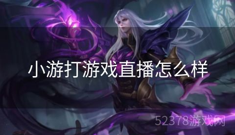 小游打游戏直播怎么样