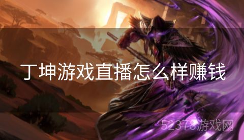 丁坤游戏直播怎么样赚钱