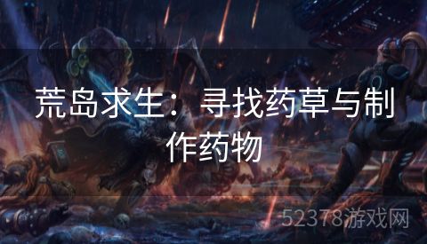 荒岛求生：寻找药草与制作药物