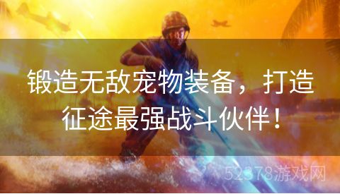 锻造无敌宠物装备，打造征途最强战斗伙伴！