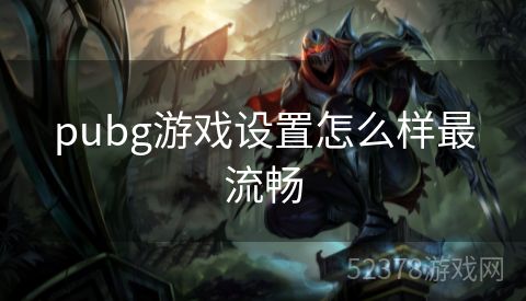 pubg游戏设置怎么样最流畅
