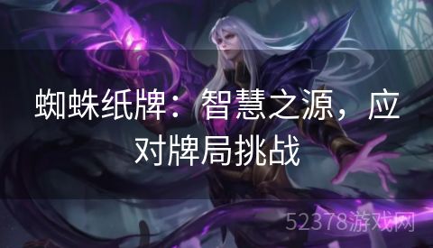 蜘蛛纸牌：智慧之源，应对牌局挑战