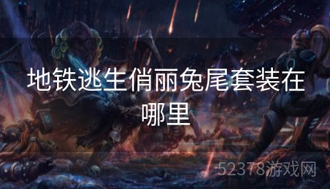 地铁逃生俏丽兔尾套装在哪里