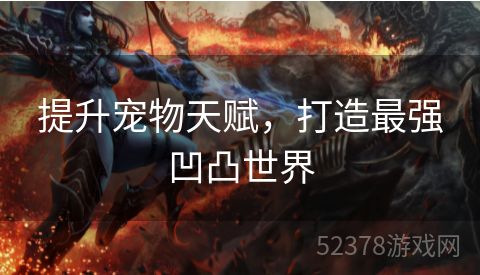 提升宠物天赋，打造最强凹凸世界