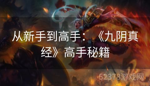 从新手到高手：《九阴真经》高手秘籍