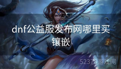 dnf公益服发布网哪里买镶嵌
