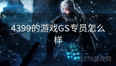 4399的游戏GS专员怎么样