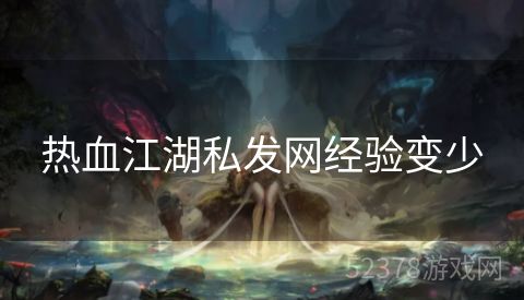 热血江湖私发网经验变少