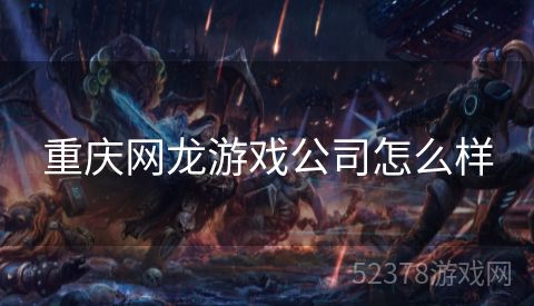 重庆网龙游戏公司怎么样
