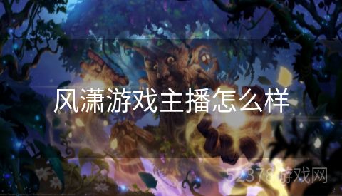 风潇游戏主播怎么样