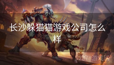 长沙躲猫猫游戏公司怎么样