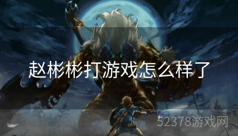 赵彬彬打游戏怎么样了