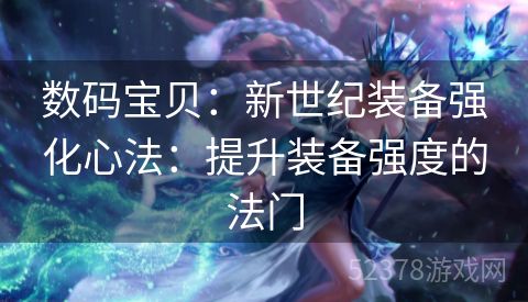 数码宝贝：新世纪装备强化心法：提升装备强度的法门