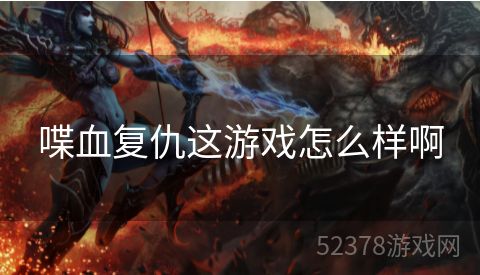 喋血复仇这游戏怎么样啊