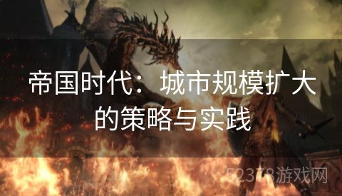 帝国时代：城市规模扩大的策略与实践