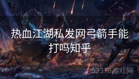 热血江湖私发网弓箭手能打吗知乎