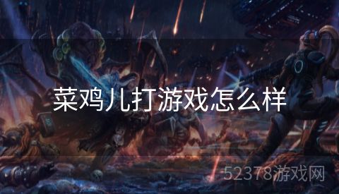 菜鸡儿打游戏怎么样