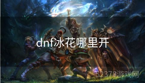 dnf冰花哪里开