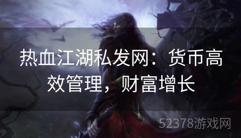 热血江湖私发网：货币高效管理，财富增长