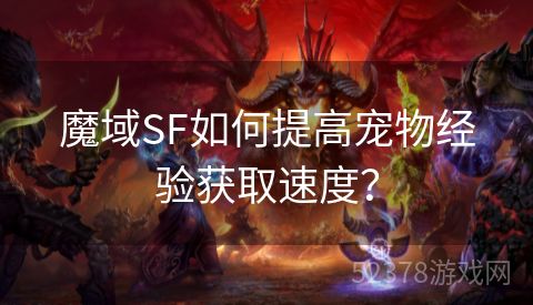 魔域SF如何提高宠物经验获取速度？