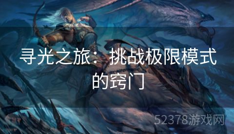 寻光之旅：挑战极限模式的窍门
