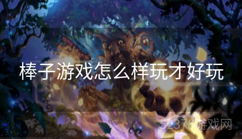 棒子游戏怎么样玩才好玩