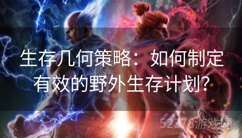 生存几何策略：如何制定有效的野外生存计划？