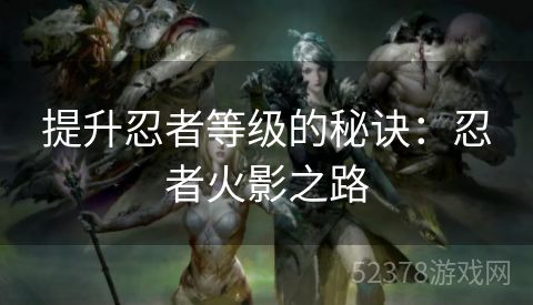 提升忍者等级的秘诀：忍者火影之路